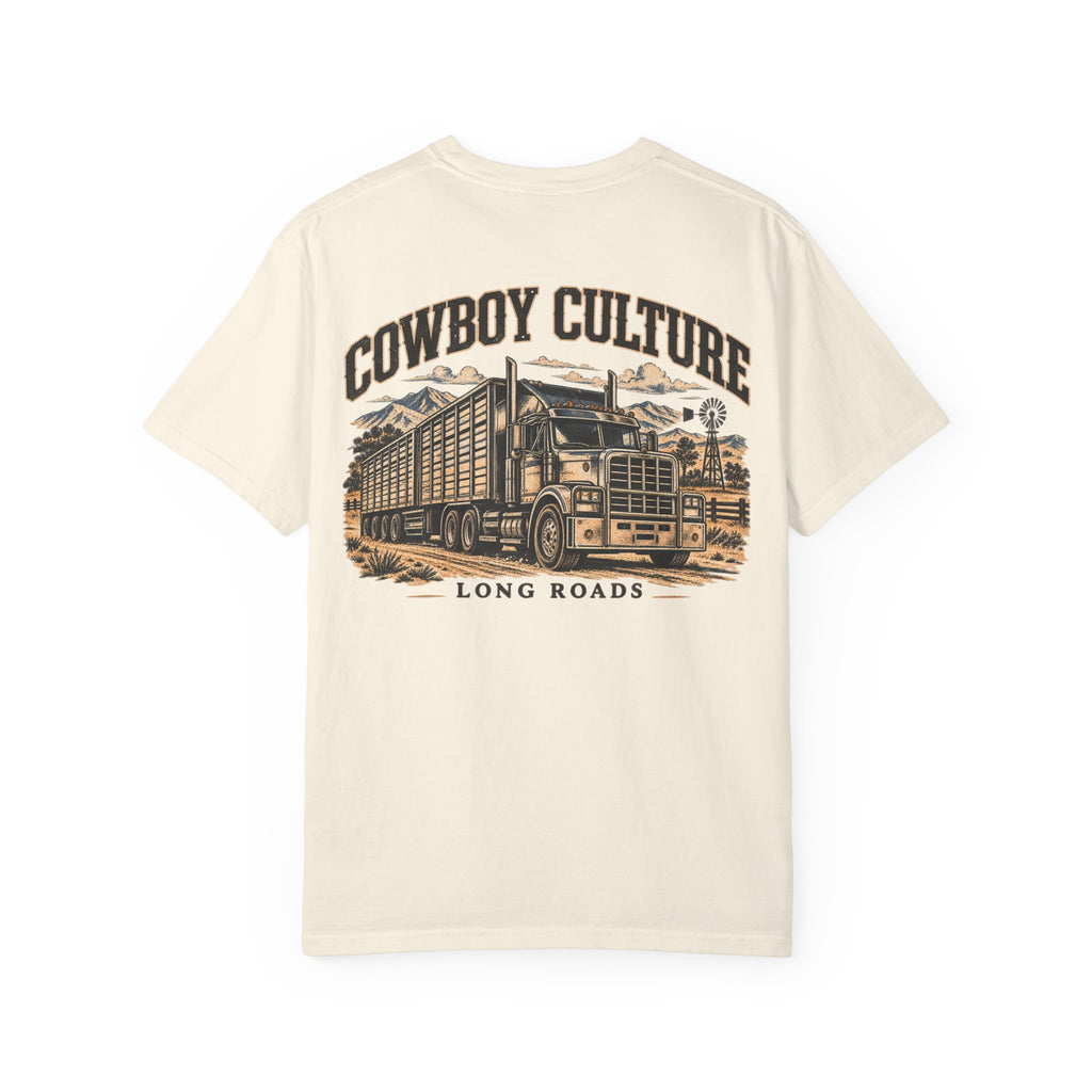 Long Roads Western Truck T-shirt in Ivory