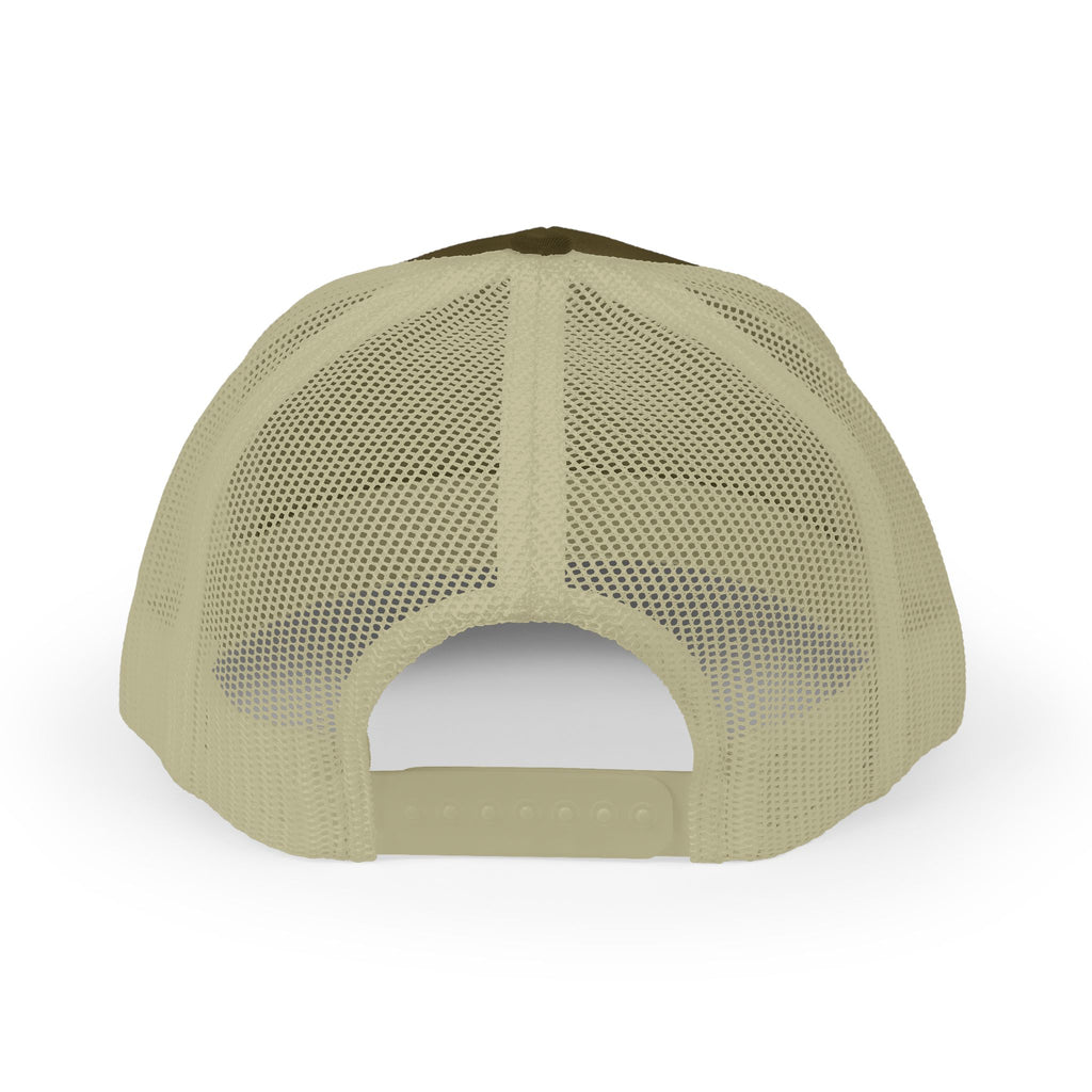 Cowboy Culture mesh embroidered western trucker cap — detail view