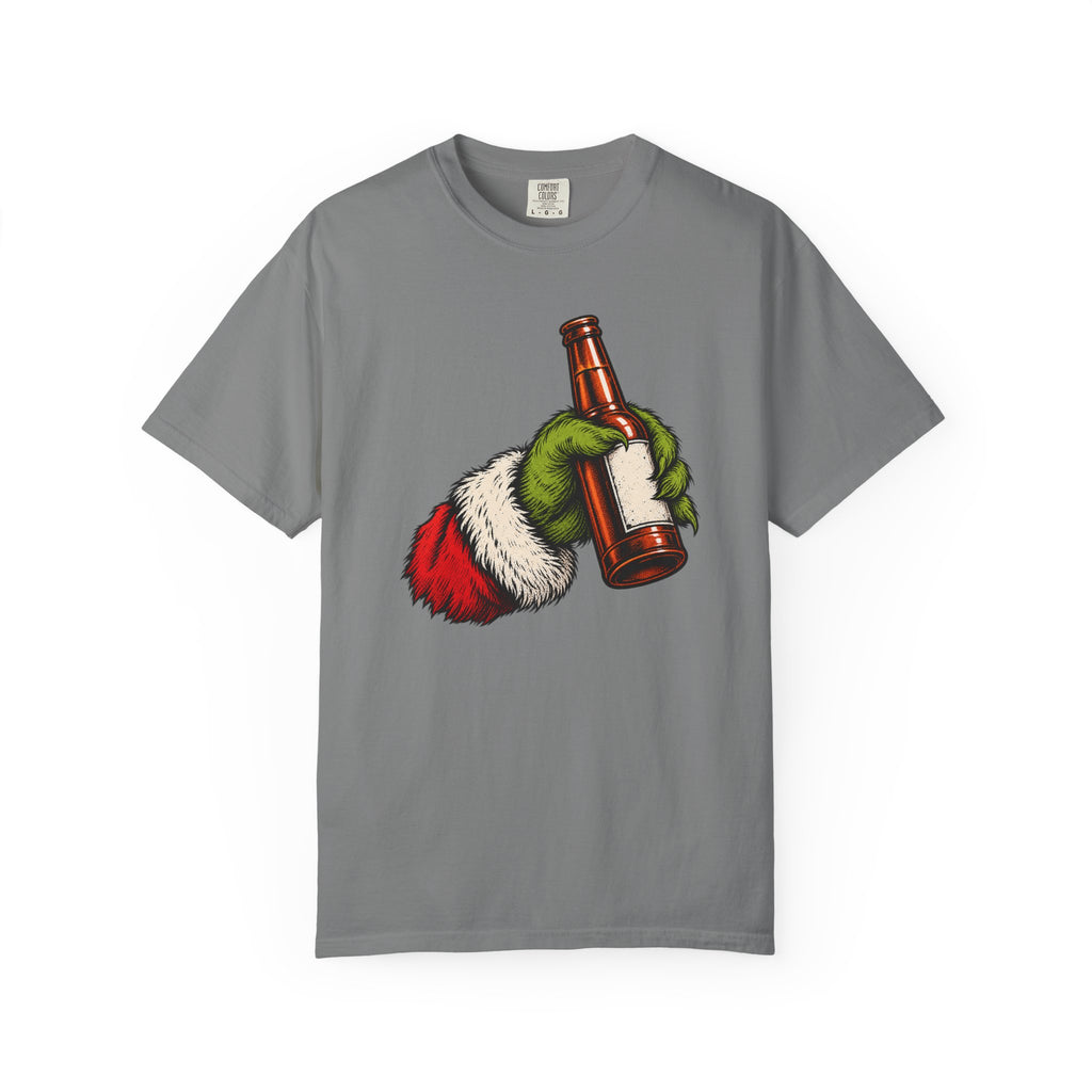 Grinch Beer Christmas T-Shirt by Cowboy Culture