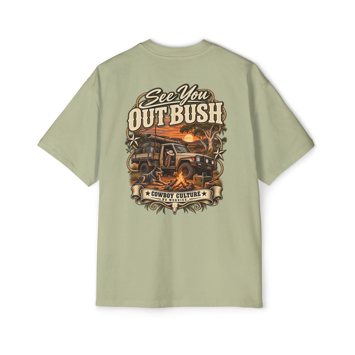 Cowboy Culture See You Out Bush country camping tee — alternate product view