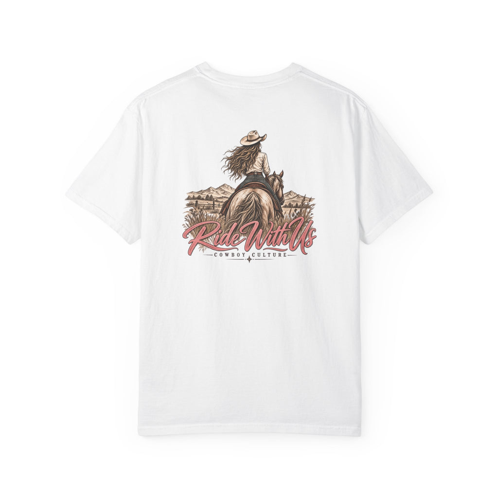 Ride With Us Cowgirl T-Shirt — product view 1