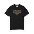Cowboy Culture Steer Skull Tee front print