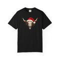 Rustic skull Christmas T-shirt
