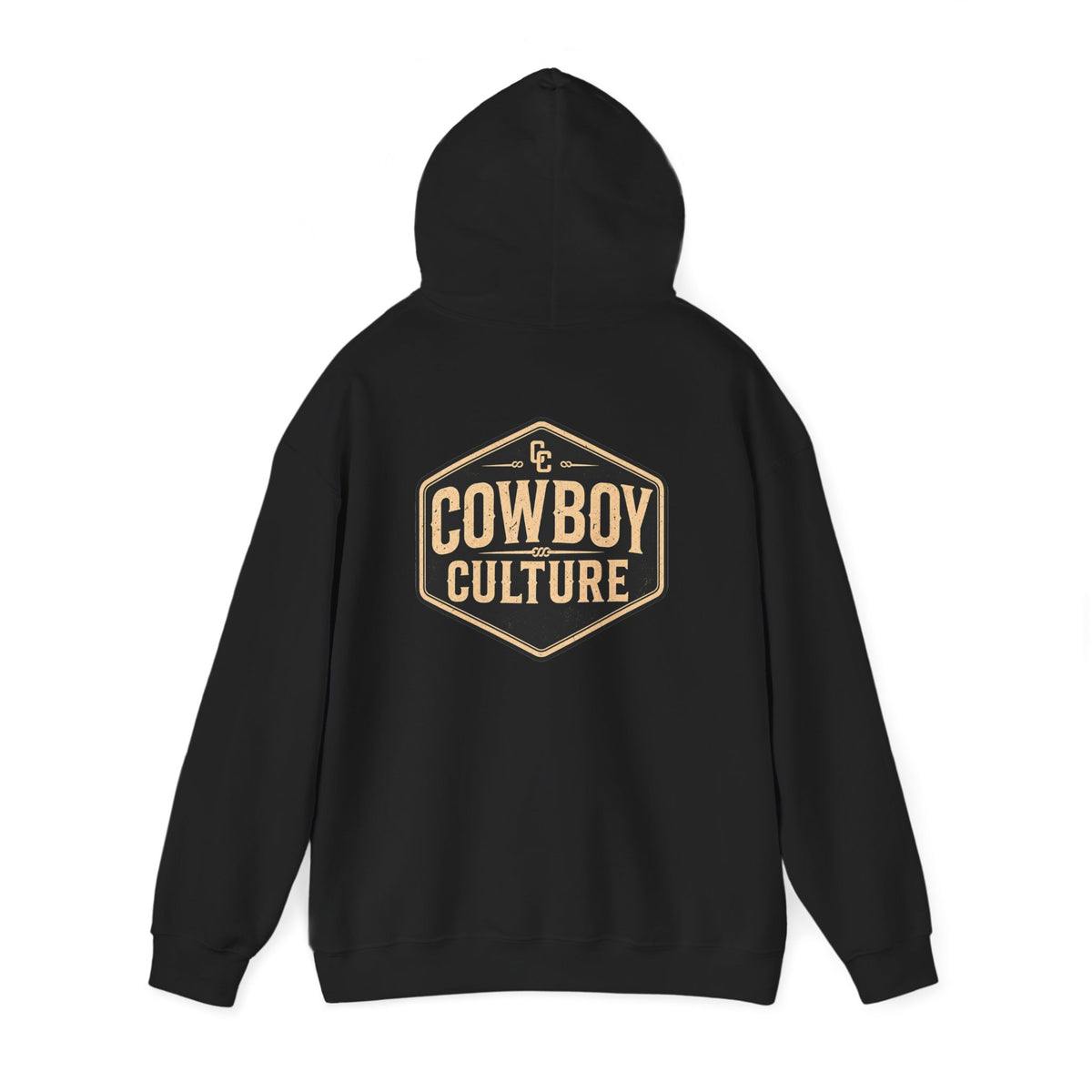 Cowboy Culture Badge western hoodie — alternate product view