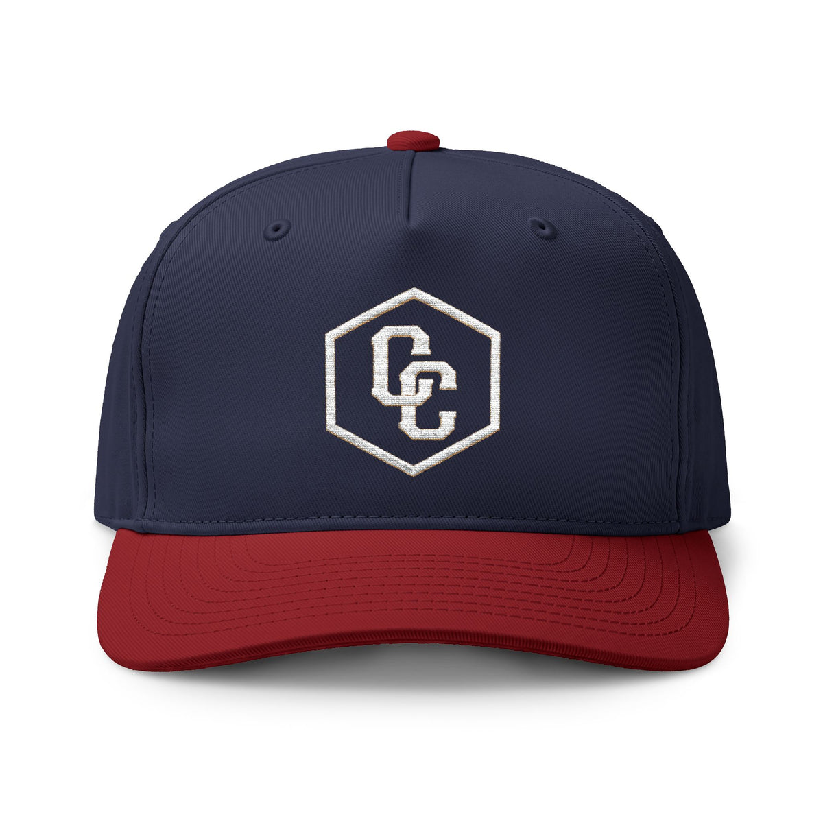Cowboy Culture two-tone embroidered western cap — apparel mockup
