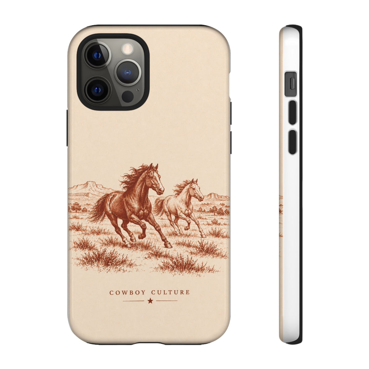 Cowboy Culture Horse Phone Case — iPhone 12 Pro / Glossy