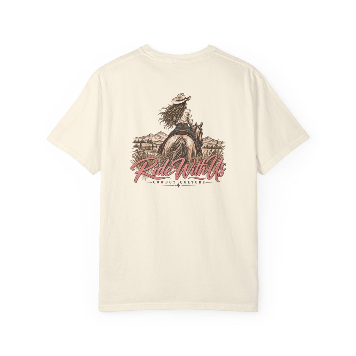 Ride With Us Cowgirl T-Shirt — product view 2