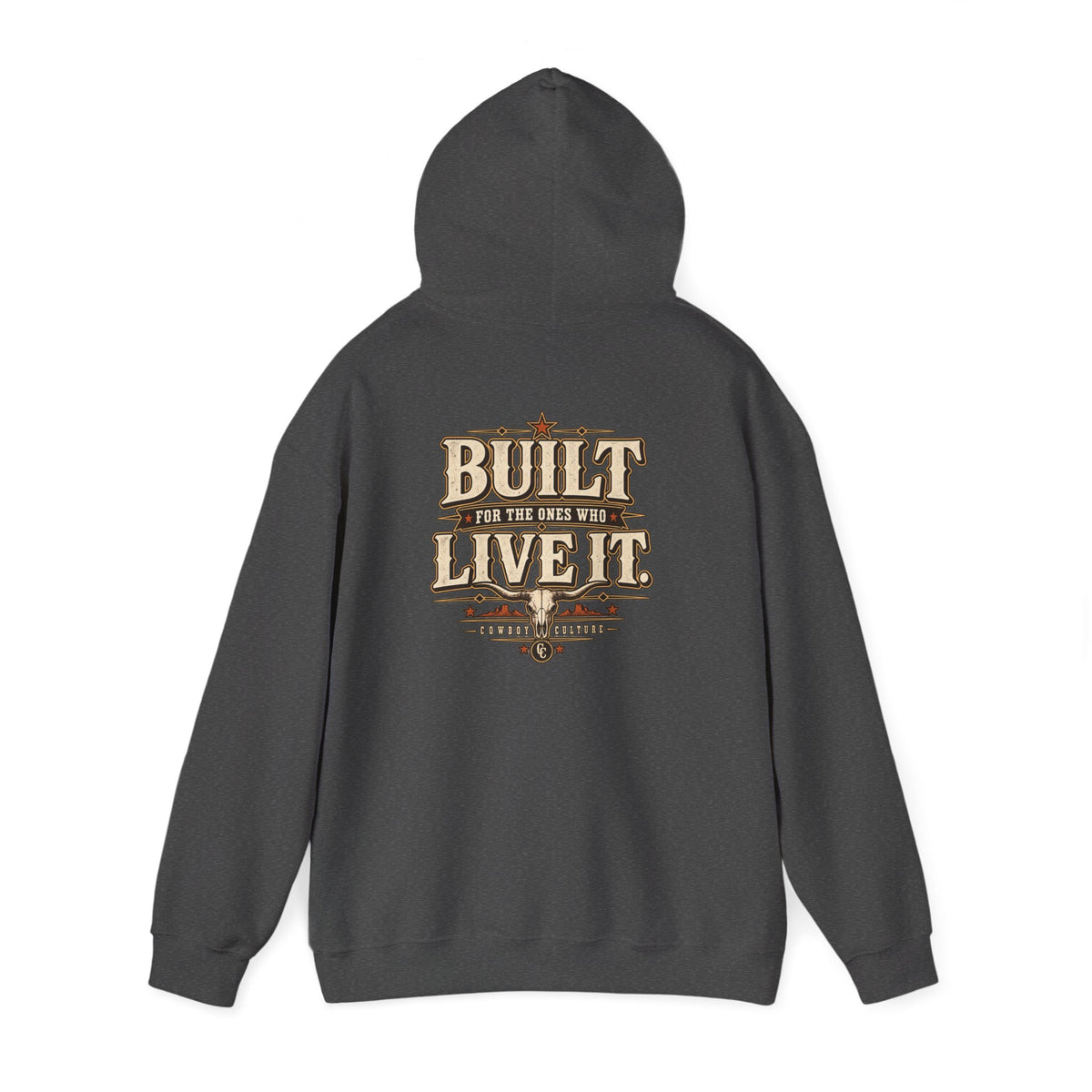 Cowboy Culture Classic western hoodie — detail view