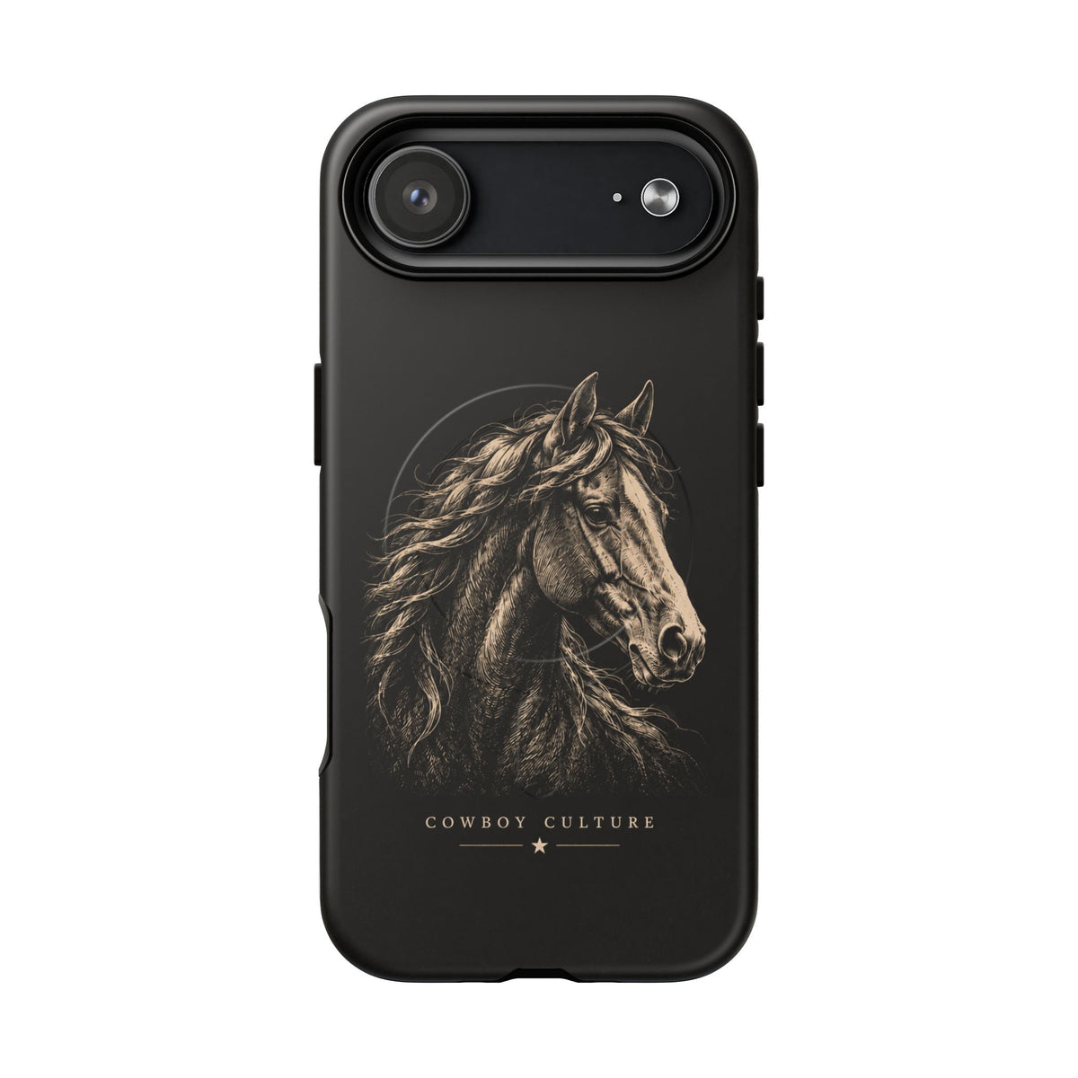 Cowboy Horse Tough Magnetic Phone Case — iPhone 17 Air / Matte