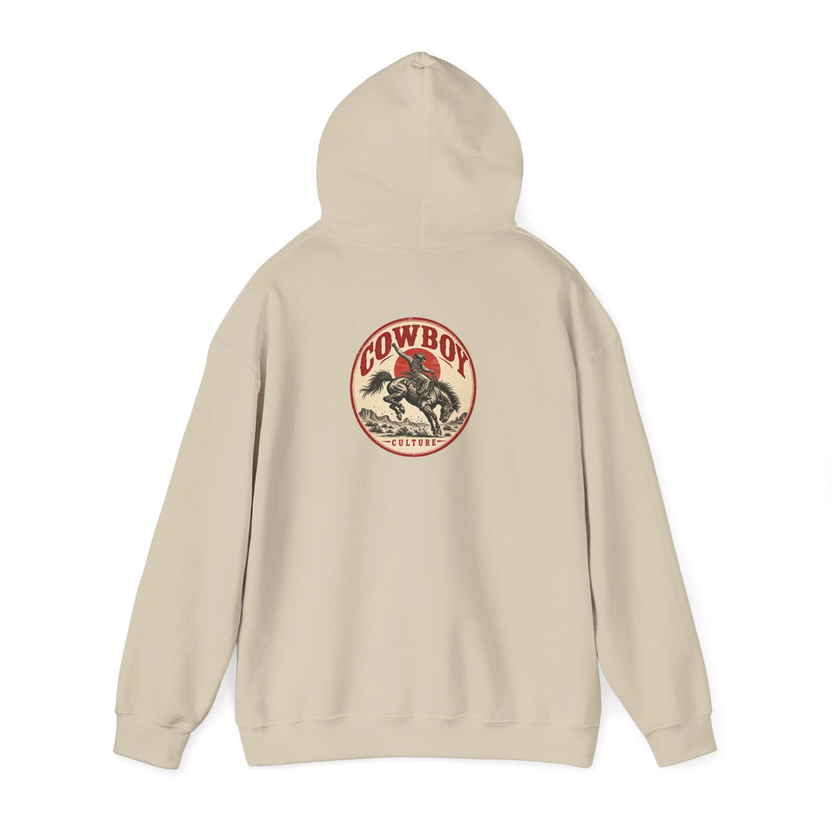 Vintage Rodeo Badge Hoodie — Cowboy Culture product view