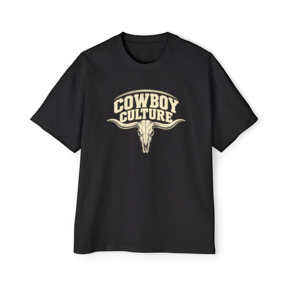 Cowboy Culture Longhorn Skull western graphic T-shirt