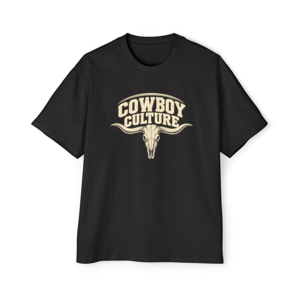 Cowboy Culture Longhorn Skull western graphic T-shirt