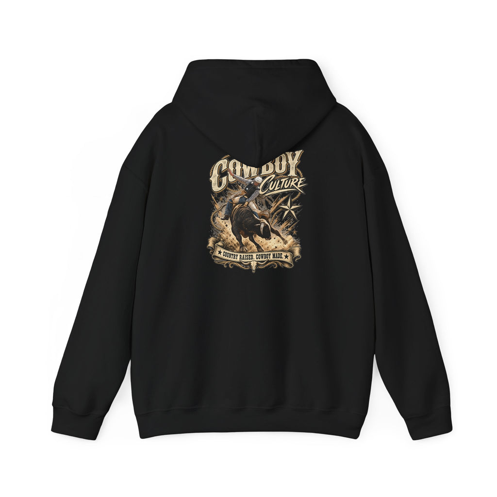 Cowboy Culture Western Bull rodeo hoodie — alternate product view