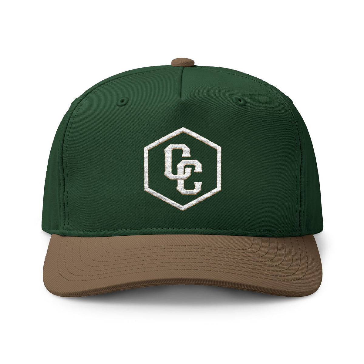 Cowboy Culture two-tone embroidered western cap — detail view