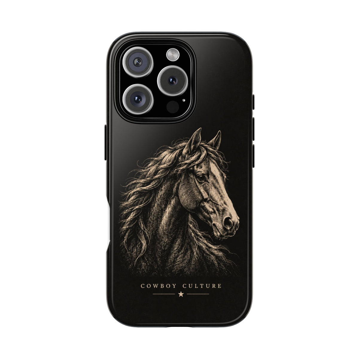 Cowboy Culture Horse Tough Phone Case — iPhone 16 Pro / Glossy