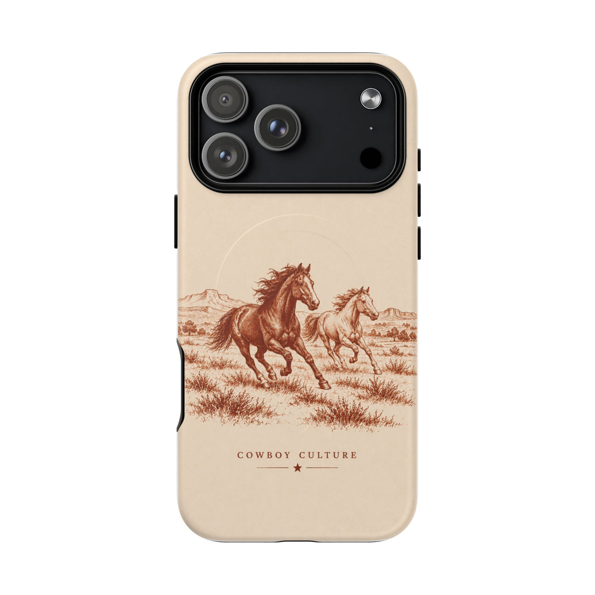 Cowboy Culture Wild Horses Tough Magnetic Phone Case — iPhone 17 Pro Max / Matte