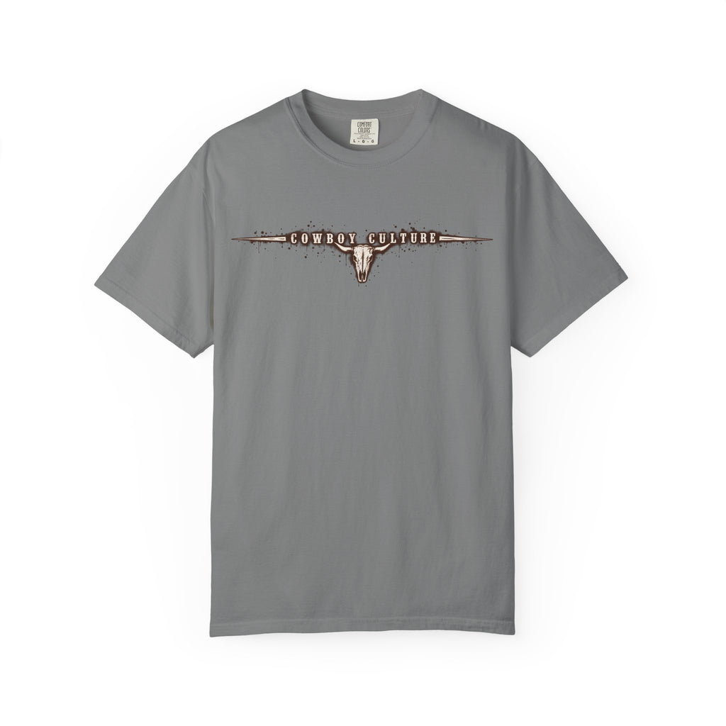 Cow skull western graphic T-shirt