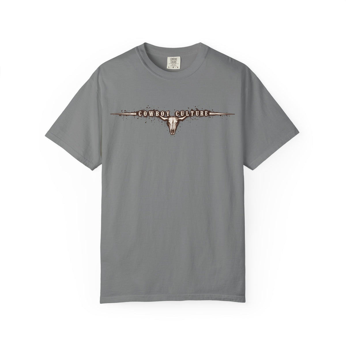 Cow skull western graphic T-shirt