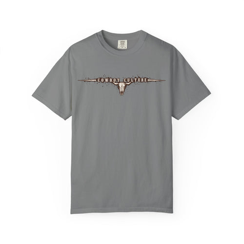 Cow skull western graphic T-shirt