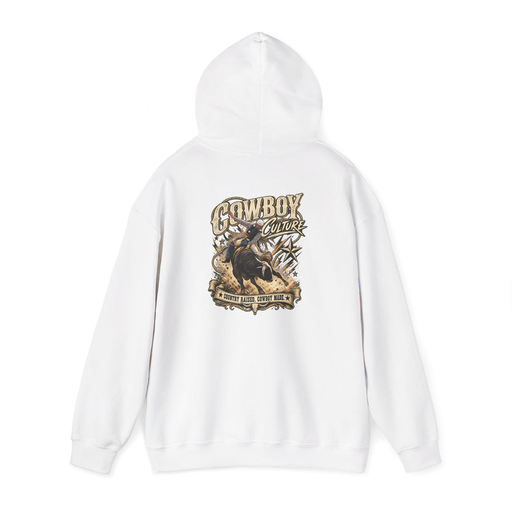 Cowboy Culture Western Bull rodeo hoodie — product view