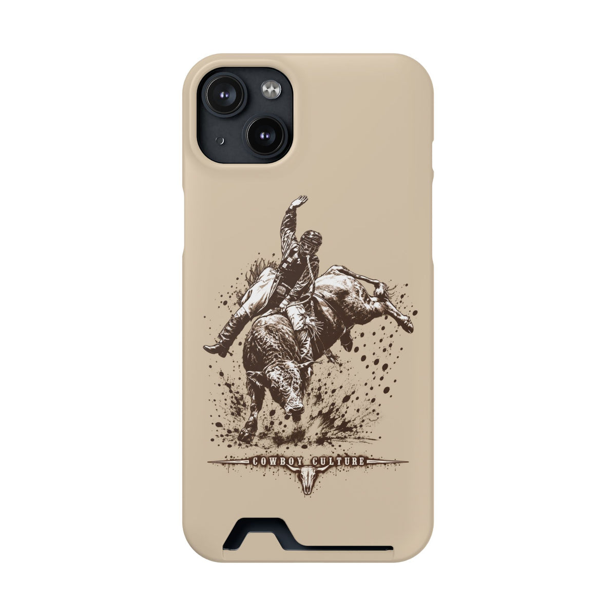 Bull Riding Tough Phone Case — Additional Models — iPhone 14 Plus / Matte