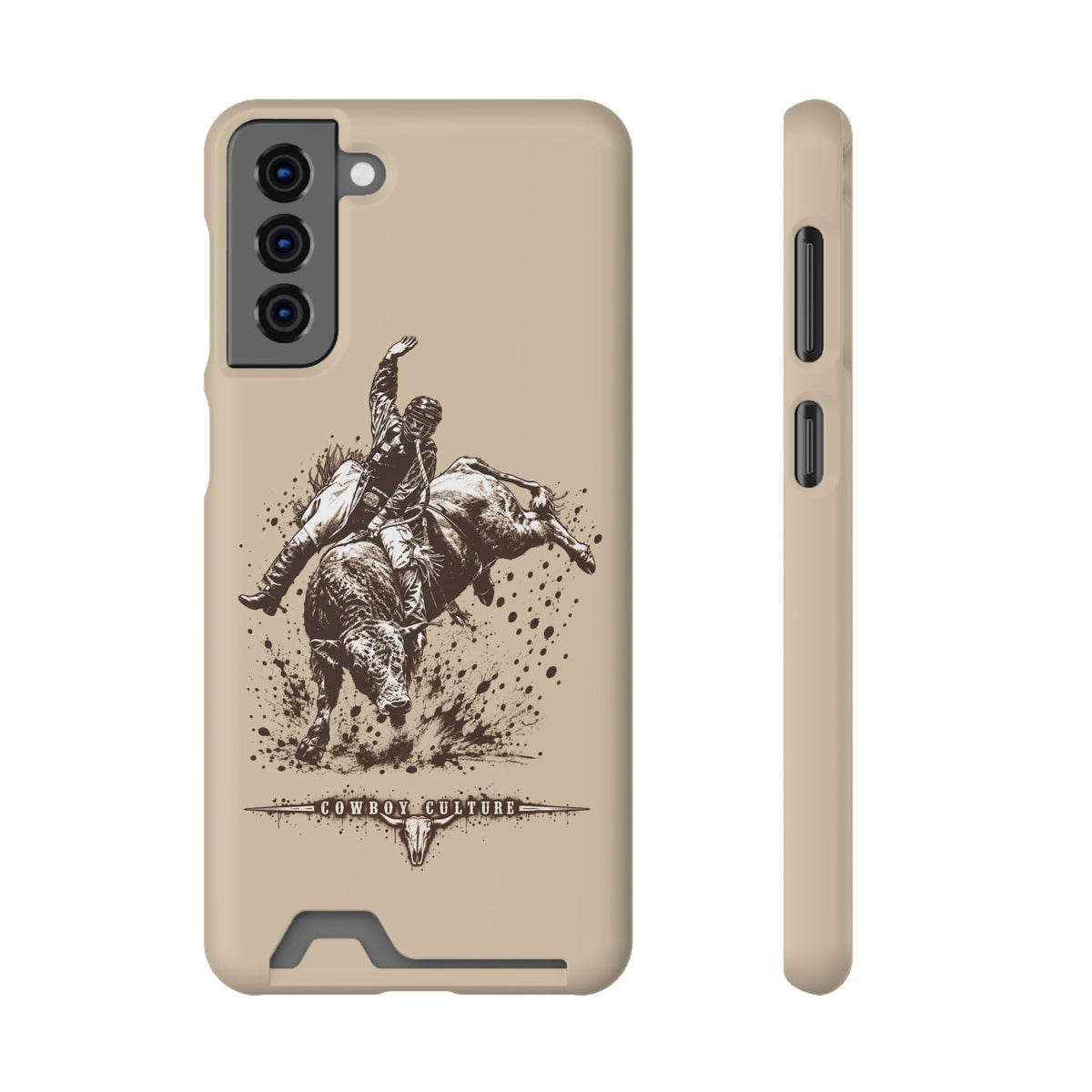 Bull Riding Tough Phone Case — Additional Models — Samsung Galaxy S21 Plus / Matte