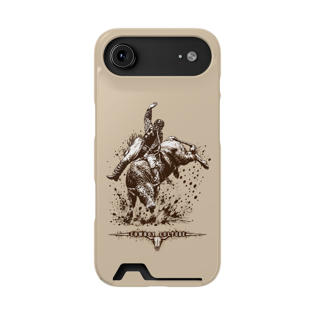 Bull Riding Tough Phone Case — Additional Models — iPhone 17 Air / Glossy