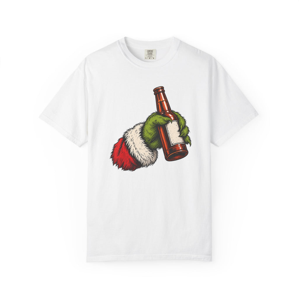 Grinch Beer Christmas T-Shirt by Cowboy Culture