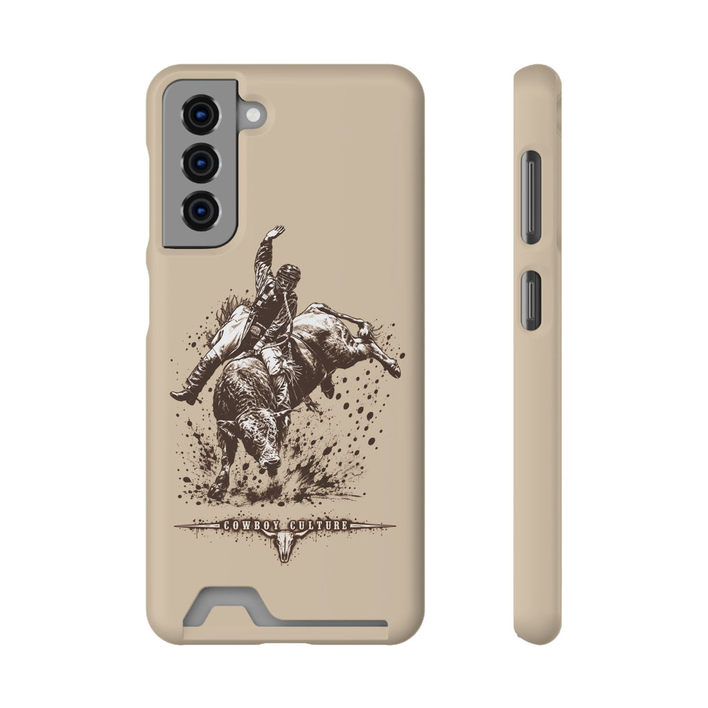 Bull Riding Tough Phone Case — Additional Models — Samsung Galaxy S21 / Matte