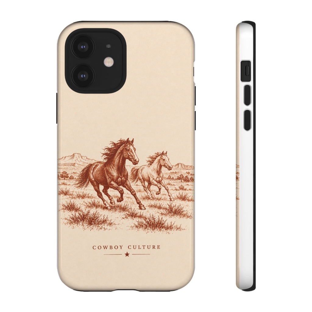 Cowboy Culture Horse Phone Case — iPhone 12 / Glossy