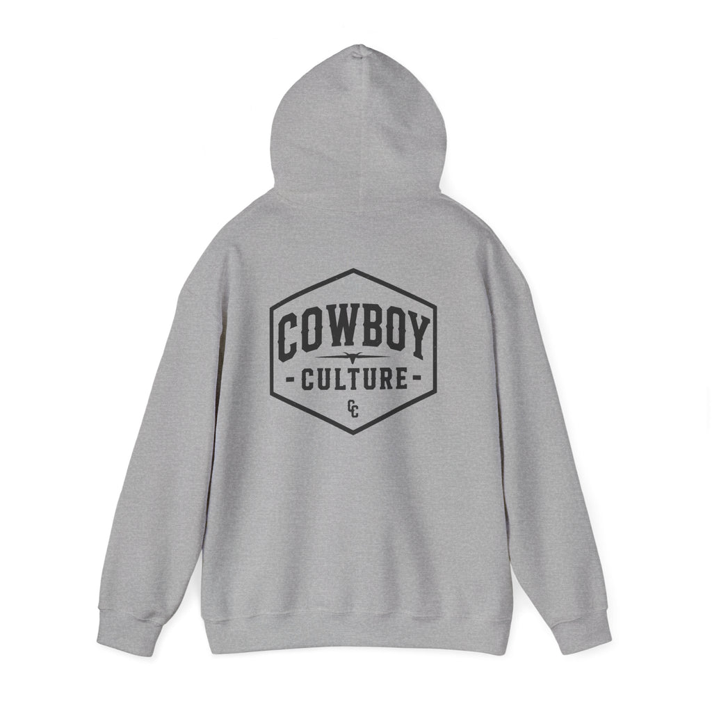Cowboy Culture Vintage Western unisex hoodie — product view