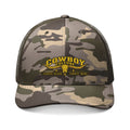 Cowboy Culture Camo Trucker western country cap — product view