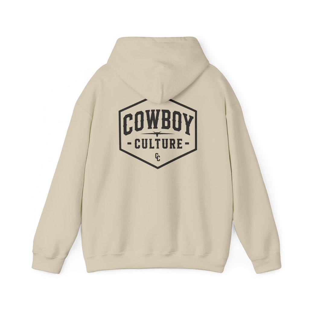 Cowboy Culture Vintage Western unisex hoodie — alternate product view