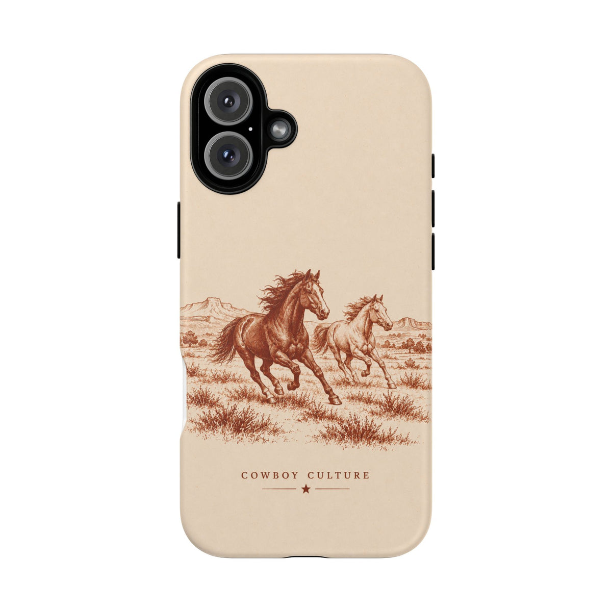 Cowboy Culture Horse Phone Case — iPhone 16 Plus / Matte
