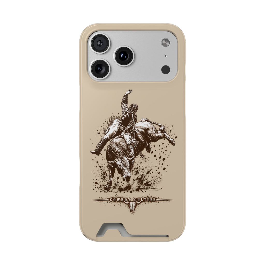 Bull Riding Tough Phone Case — Additional Models — iPhone 17 Pro Max / Glossy