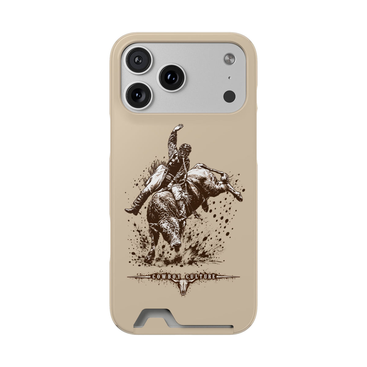 Bull Riding Tough Phone Case — Additional Models — iPhone 17 Pro Max / Glossy