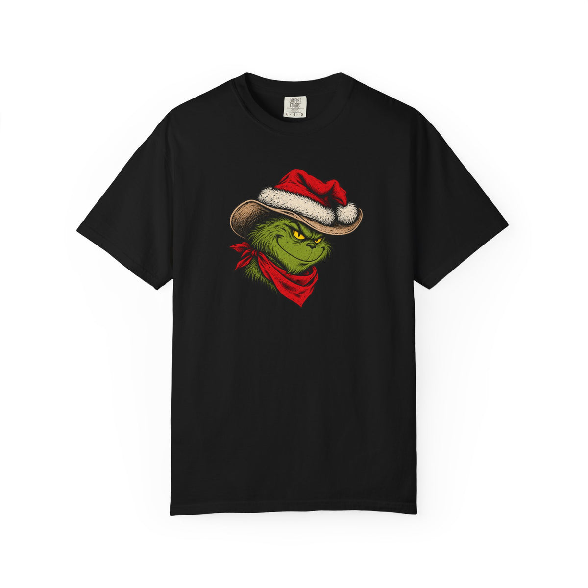 Grinch Cowboy Christmas T-Shirt by Cowboy Culture