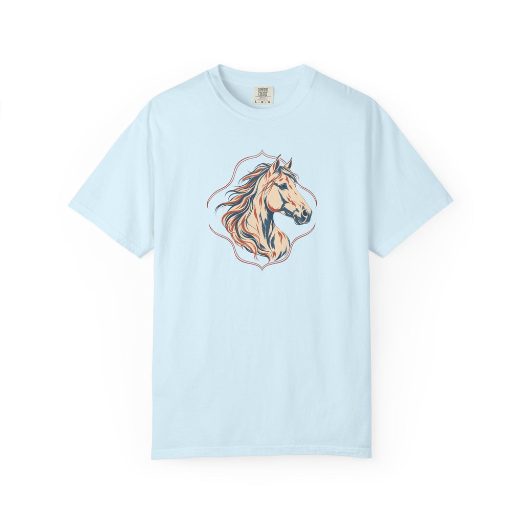 Equestrian horse portrait graphic t-shirt