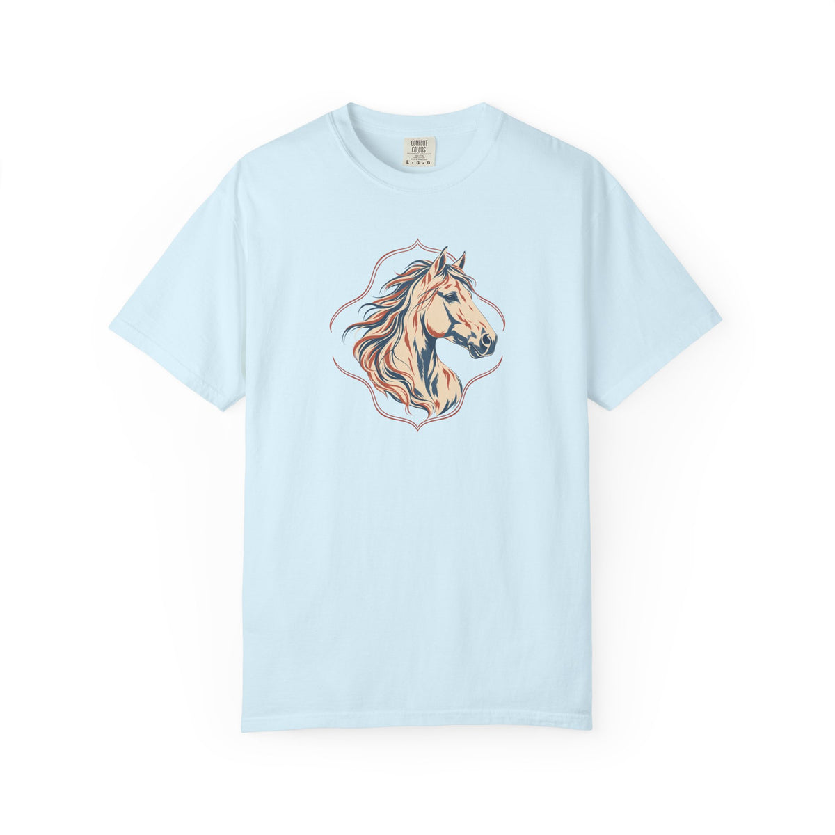 Equestrian horse portrait graphic t-shirt
