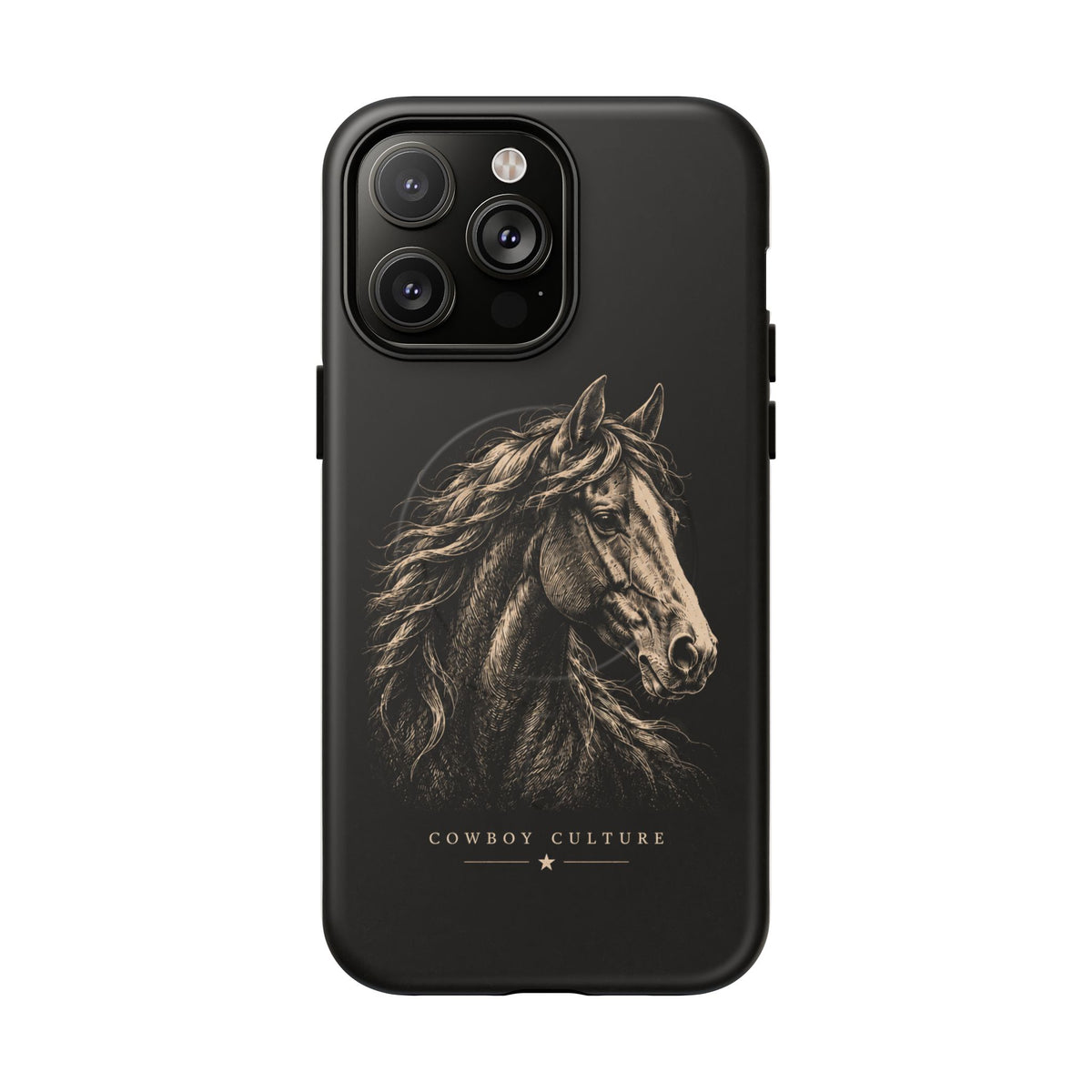Cowboy Horse Tough Magnetic Phone Case — iPhone 14 Pro Max / Matte