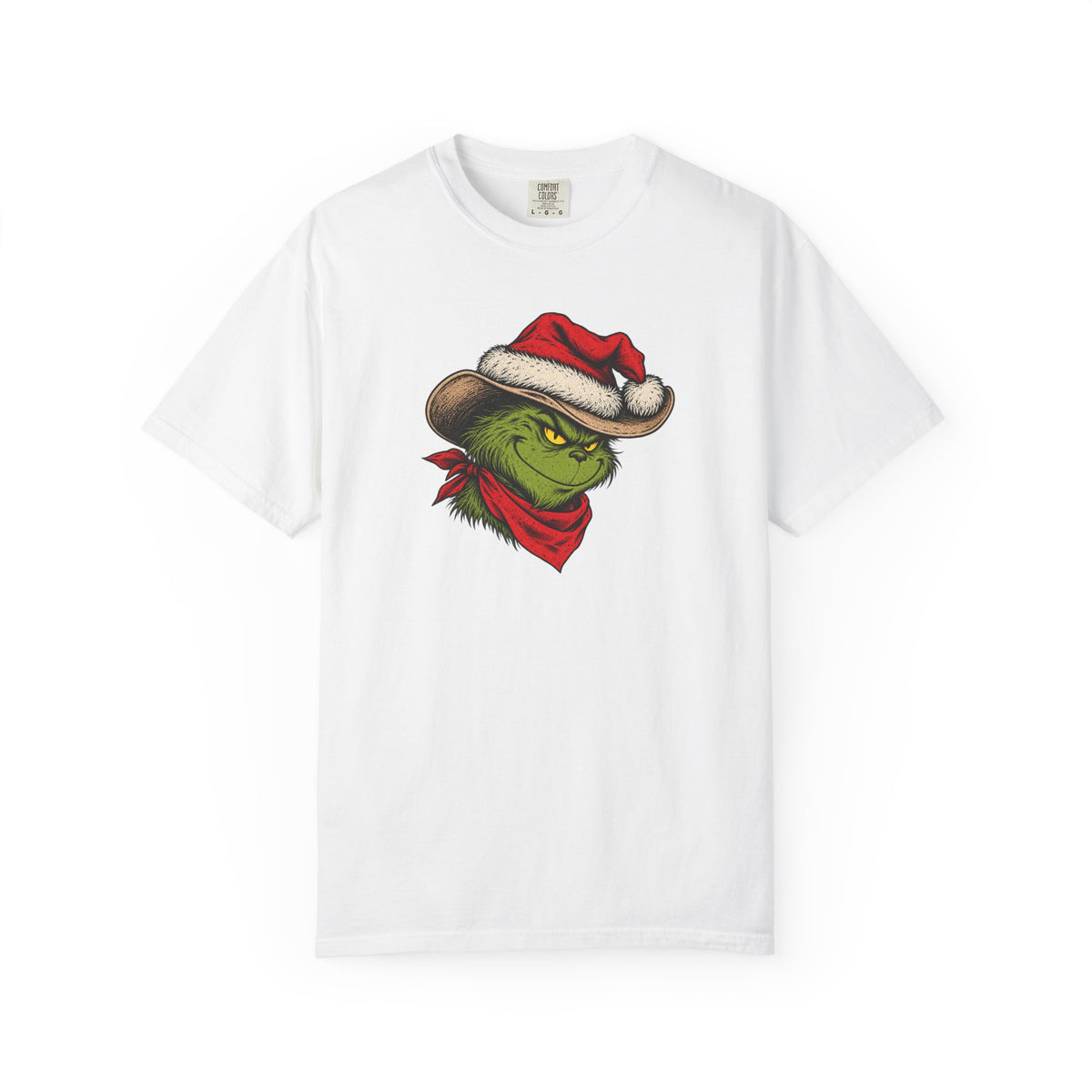 Grinch Cowboy Christmas T-Shirt by Cowboy Culture