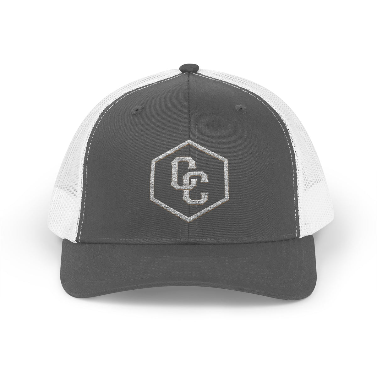 Cowboy Culture mesh embroidered western trucker cap — detail view