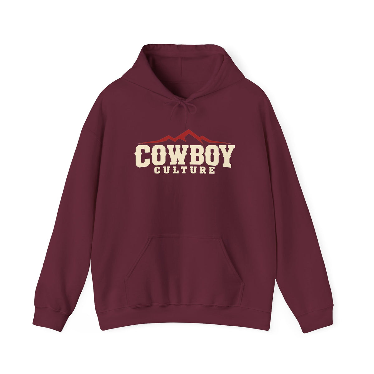 Mountain Lettering Hoodie — Cowboy Culture product view