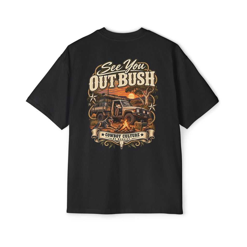 Cowboy Culture See You Out Bush country camping tee — alternate product view