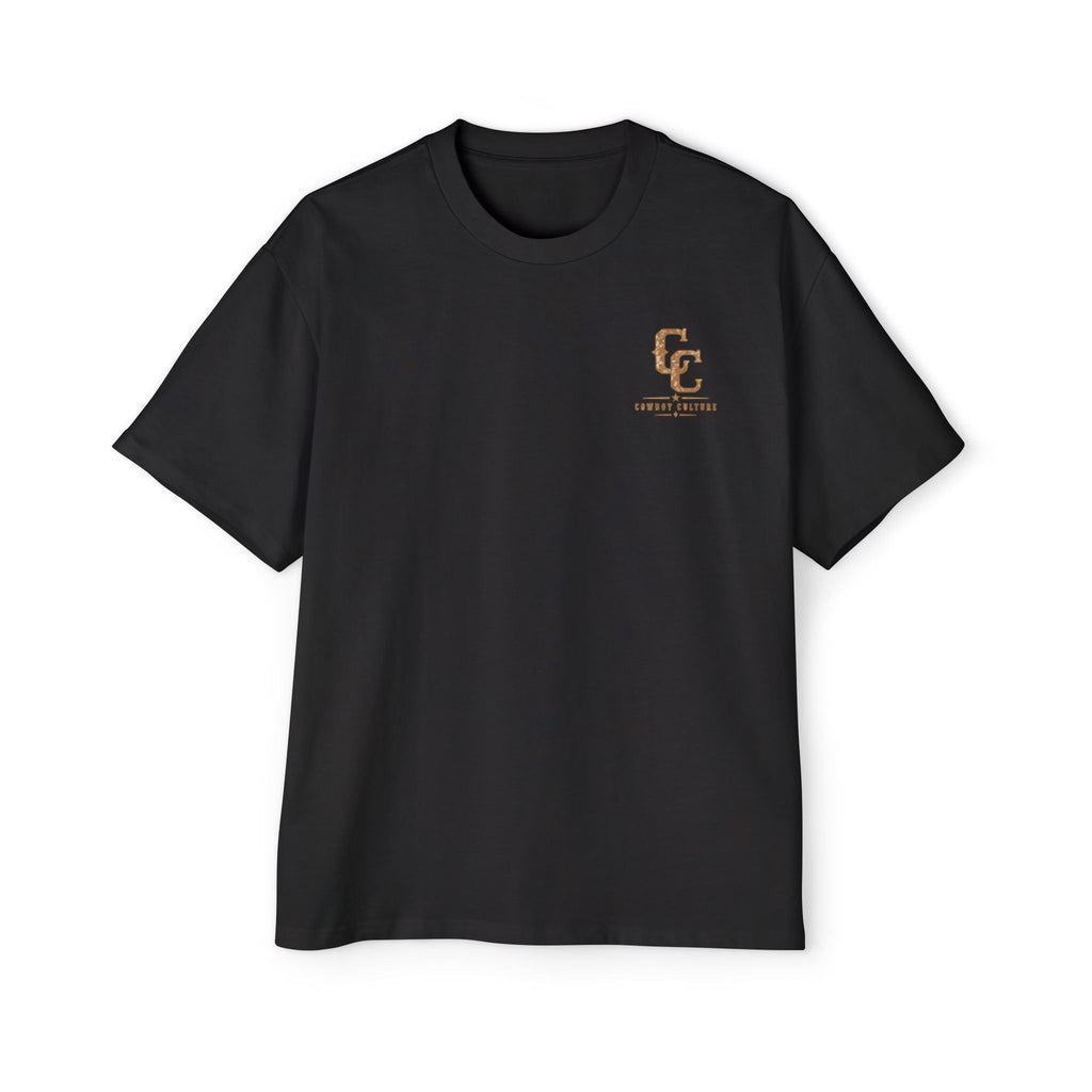 Cowboy Culture See You Out Bush country camping tee — apparel mockup