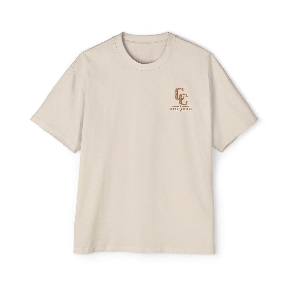 Cowboy Culture See You Out Bush country camping tee — apparel mockup