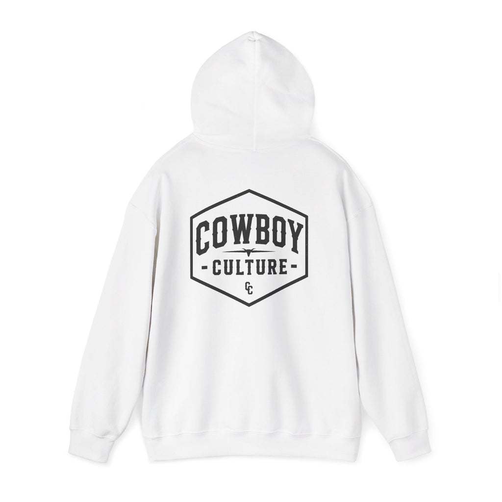 Cowboy Culture Vintage Western unisex hoodie — apparel mockup