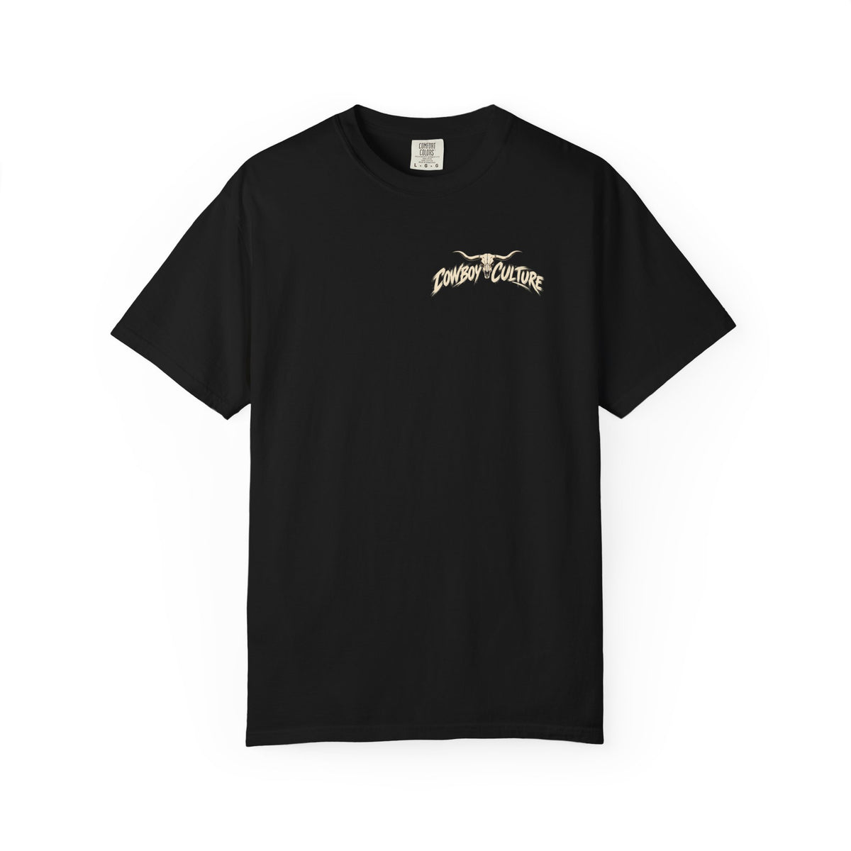 Cowboy Culture Back the Culture black bronc rider T-Shirt product image