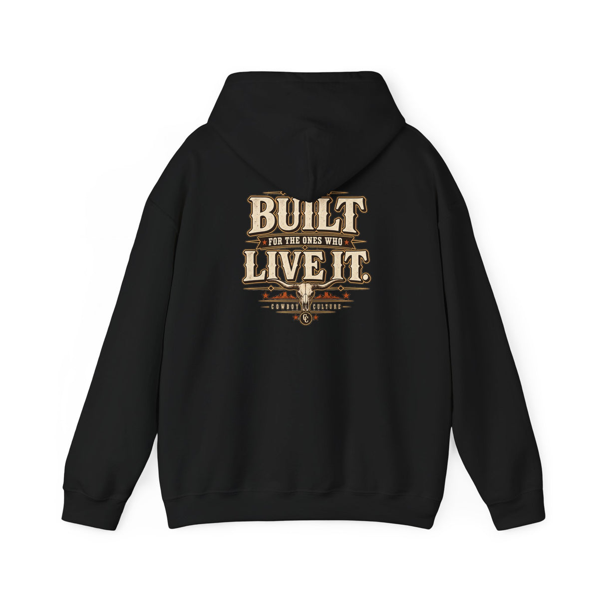 Cowboy Culture Classic western hoodie — detail view