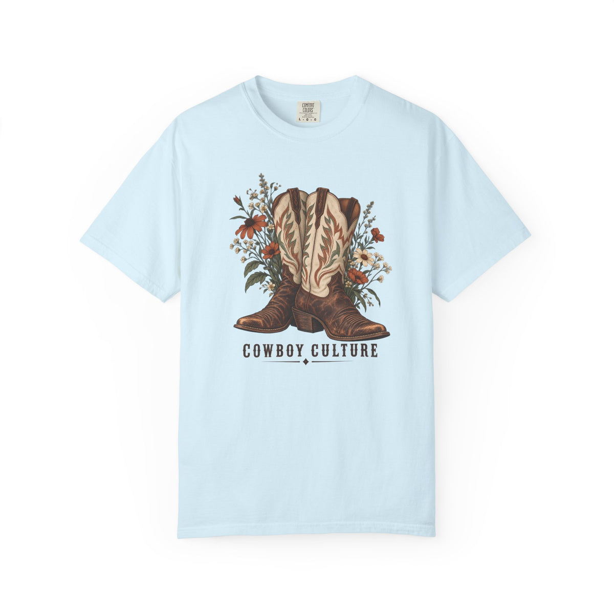 Heavyweight western boots graphic tee